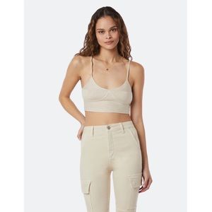 Favorite Daughter Spaghetti Sweater Bralette NWT